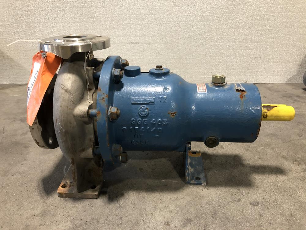 Klaus Union 3" x 2" Stainless Steel Centrifugal Pump, SLM-N-50-160-130S1